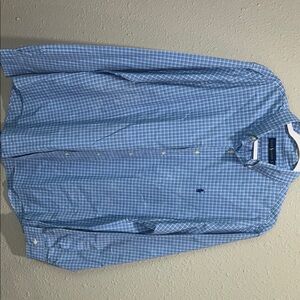 Polo by Ralph Lauren Men's Blue Checkered Shirt
